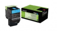 70C20C0 Toner Cartridge, 1000 Sheets, Cyan