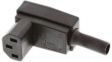 PX0588 IEC Connector 10 A/250 VAC Black L + N + PE