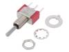 7103SYCQE Переключатель: тумблер; Положения: 3; SP3T; ON-OFF-ON; 5A/120ВAC