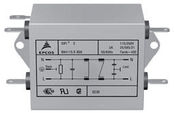 B84115-E-B110, Mains filter 10 A 250 VAC, TDK-Epcos