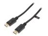 CV0119, Кабель; DisplayPort 1.4; вилка DisplayPort,с обеих сторон; 1м, LOGILINK