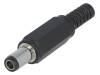 PC-2.8/5.5 Вилка; питания DC; "мама"; 5,5/2,8мм; 5,5мм; 2,8мм; на провод; 9мм