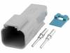 AT04-2P-KIT01 Разъем: провод-провод; AT; вилка; "папа"; Размер:16; 20?16AWG; 13А