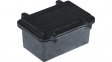 RND 455-00629 Sealed Metal Enclosure, Black, 100 x 150 x 75 mm, Aluminium Alloy / ADC12, IP67