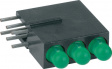 1882.8881 LED; в корпусе; зеленый; 2,8мм; Кол-во диод: 3; 20мА; 40°; 10?20мкд