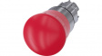 3SU1050-1HB20-0AA0 SIRIUS ACT Emergency Stop Switch front element Metal, glossy, red