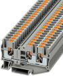 3211929 PT 6-TWIN terminal block grey 0.5...6 mm2