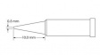 GT4-CN0005S Soldering Tip, GT4, Conical, 0.5 x 10mm