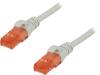DK-1612-030 Patch cord; U/UTP; 6; многопров; CCA; ПВХ; серый; 3м