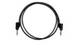 BU-PB72-0 Test Lead, Black, Nickel-Plated Copper, 1.83m
