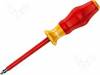 05031600001, Отвертка; крестовая Phillips; Наконечник: PH0; Дл.лезвия:80мм, Wera Tools