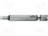 34556, Насадка 1/4" (E6,3мм); шестигранная; 70мм; Наконечник:3,0мм, Wiha