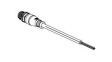 1200652383 Brad Safety Micro-Change (M12) Single-Ended Cordset 8 Poles Male (Straight) to Pigtail 0.25mm² WSOR 1m