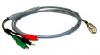 N1415A Triax to Alligator Cable, 1.5m, Black, Grey