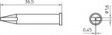 XT ASL Soldering tip Chisel shaped 1.6 mm