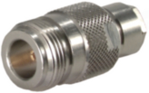 21 N-50-3-5/133 NE, Cable Jack N. straight RG-223-/U/-142/RG-142-B/U/RG-400-/U 50 Ohm, 11 GHz, Femal, Huber+Suhner