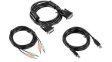 TK-CD10 KVM Cable Kit, DVI-I, USB, Audio, 3m