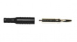 BU-P5170-0 Banana Plug, Black, 15A, 5kV, Nickel