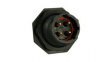 UTS7124P Panel Mount Plug Circular Connector, 4 Plug Contacts