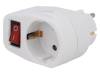 PA0079 Сетевой фильтр: защитный; Гнезда:1; 230ВAC; 16А; Цвет: белый