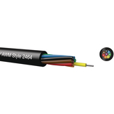 UL-LiYY 6 x AWG 28, Control cable unshielded   6  x0.08 mm2 Copper strand tin-plated unshielded blac, Kabeltronik
