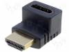 CA320R-PB Адаптер; HDMI гнездо 270°, вилка HDMI