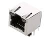 RJHSE538A Гнездо; RJ45; Кат:5; экранированный, с LED; Конфиг.выводов:8p8c
