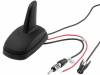 ANT.S02.04 Антенна; SHARK; АМ, FM, GPS; DIN, WICLIC; 12ВDC; Вид: RG174