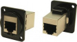 CP30225SM3B Соединитель; FT; Кат:6a; экранированный; 19x24мм; Цвет: черный