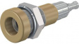 23.0110-27 Panel Mount Socket \x1a4mm Brown 25A 30V Optalloy-Plated