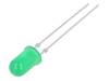TLHG5405, LED; 5мм; зеленый; 6,3-15мкд; 60°; Поверхность: выпуклая, Vishay Semiconductors