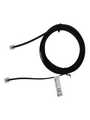 RND 765-00104, Telephone Cable, RJ11 Plug - RJ11 Plug, Flat, 10m, Black, RND Connect