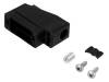 165X10439XE, Корпус: для разъемов D-Sub; D-Sub 9pin, D-Sub HD 15pin; черный, Conec