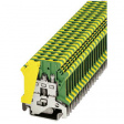 0441012 USLKG 4 ground terminal block, 0.2...4 mm2 green-yellow
