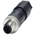 1513716 Cable plug M12 Poles 4