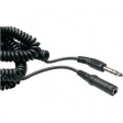 AVK 116-500 Extension cable audio stereo 6.3 mm 5 m Black