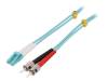 FP3LT20, Разъем: световодный; patchcord; ST, LC; на защелки; Кат: OM3; "папа", LOGILINK