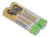 GP24A/FO2 SUPER, Батарея: щелочная; 1,5В; AAA; SUPER; Кол-во бат: 2, GP Batteries