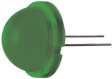 DLC2-6SGD LED; 20мм; зеленый; 40-75мкд; 120°; Кол-во выв:2; 20мА