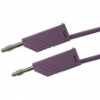 MLN 100/2.5 VIOLETT / VIOLET Test lead diam. 4 mm Violet 100 cm 2.5 mm2 CAT I