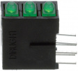 570-0100-222F PCB LED 2 mm round Green/Green/Green standard