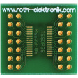 RE933-06 Laboratory card FR4 Epoxide + chem. Ni/Au TSSOP28 Adapter