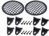 GRILL2040-BK, Декоративная решетка динамика; 4", 4CARMEDIA