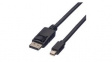 11.04.5638 Video Cable, DisplayPort Plug - Mini DisplayPort Plug, 2560 x 1600, 1.5m