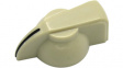 RND 210-00277 Pointer Knob, cream-white, with line, Diameter19 mm