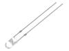 OSW5DK3E31B LED; 3мм; белый холодный; 7000-8400мкд; 30°; Поверхность: выпуклая