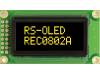 REC000802AYPP5N00000 Дисплей: OLED; алфавитно-цифровой; 8x2; Размер окна:38x16мм