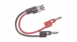 3957 Test Lead, BNC Socket - 2x Banana Plug, 136.5mm, Brass