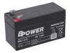 BPE 1,3-12, Аккум: свиноцово-кислотный; 12В; 1,3Ач; AGM; необслуживаемый, BPOWER