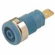 SEB 2620 F6,3 BLUE Safety socket diam. 4 mm Blue CAT III